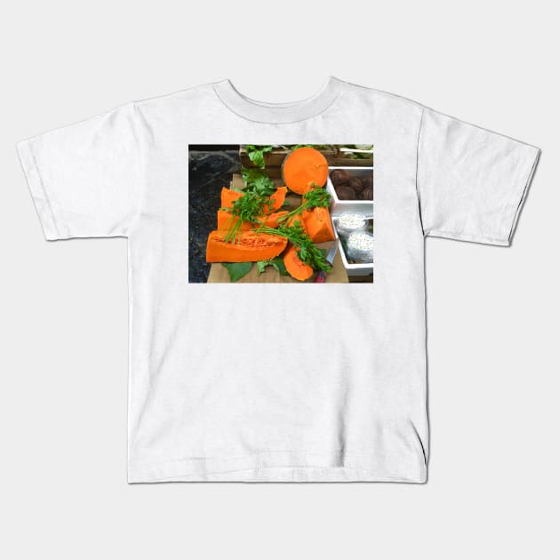 Summer Squash Kids T-Shirt by ephotocard